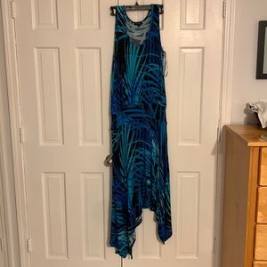 Asymmetrical hemline spense dress size M.  Great used condition